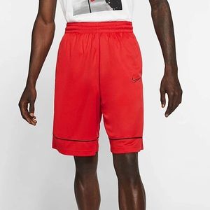 Nike DRY Fast Break Basketball Shorts Red Dri Fit Men’s Size Small